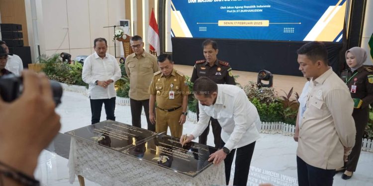 Sekda Muaro Jambi Hadiri Peresmian Gedung Diklat Kejaksaan Tinggi Provinsi Jambi