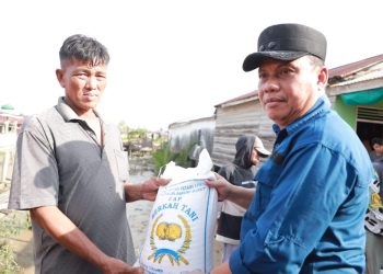 Wabup Katamso Tinjau Lokasi Kebakaran di Kampung Nelayan dan Salurkan Bantuan Langsung