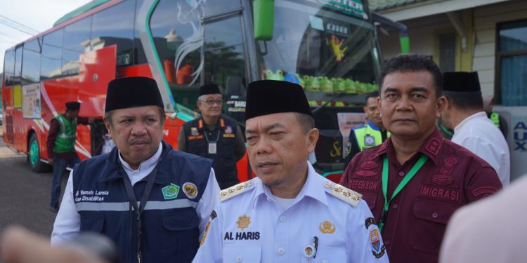 Lepas Kloter 16, Gubernur Al Haris: Pemprov Kucurkan Dana 32 Milyar Untuk Haji Domestik