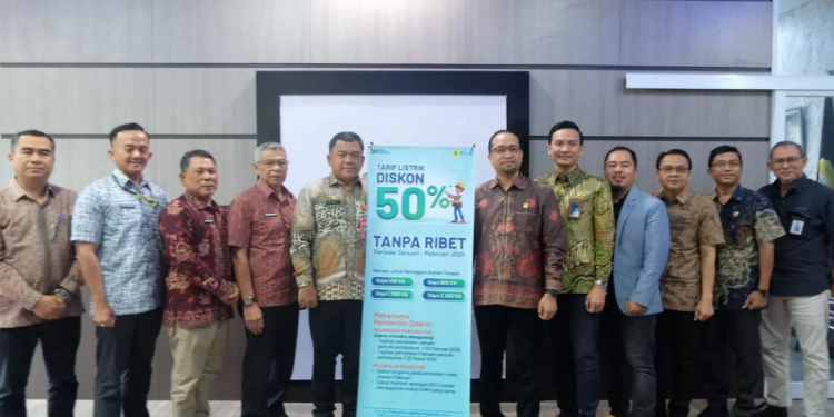 Sekda Muaro Jambi Ikuti Sosialisasi Diskon 50 Persen Pelanggan Listrik