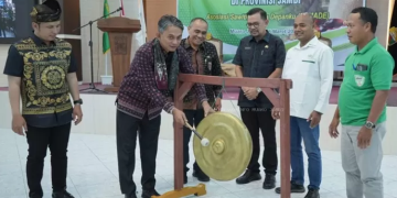 Wabup Muaro Jambi Resmi Buka Kegiatan Workshop Hilirisasi Produk UKMK, Produk Sawit Penggerak Hijau