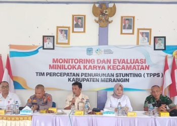 Monitoring dan Evaluasi Penurunan Stunting, TPPS Merangin Gelar Minilokakarya di Tabir Selatan