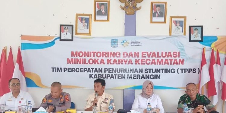 Monitoring dan Evaluasi Penurunan Stunting, TPPS Merangin Gelar Minilokakarya di Tabir Selatan
