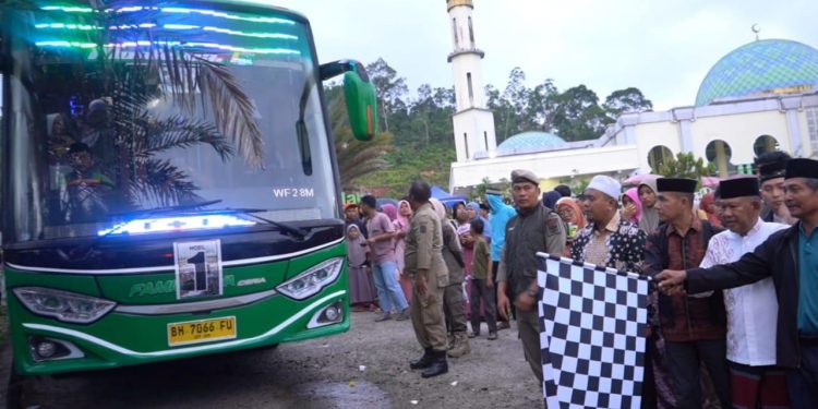 Sebanyak 147 CJH Merangin Kloter 18 Dilepas Keberangkatan Ke Tanah Suci Wabup Khafid Moein
