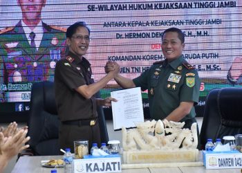 Personel TNI Siap Amankan Kejaksaan Tinggi Jambi dan Seluruh Kejaksaan Negeri