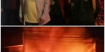 Toko Perabot Kebakaran, Wabup Merangin Langsung Tinjau Ke Lokasi Kebakaran 