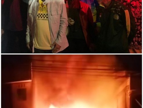 Toko Perabot Kebakaran, Wabup Merangin Langsung Tinjau Ke Lokasi Kebakaran 