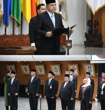 Sekjen Kemendagri Lantik Pejabat Pimpinan Tinggi Pratama, Tekankan Pentingnya Terobosan dan Ide Kreatif