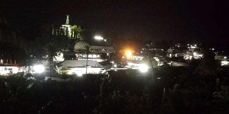Indah Suasana Kota Bangko Kabupaten Merangin Saat Malam Hari