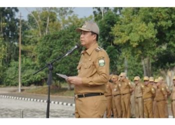 Pimpin Apel Gabungan Perdana, Bupati BBS Tegaskan Komitmen Pelayanan Publik