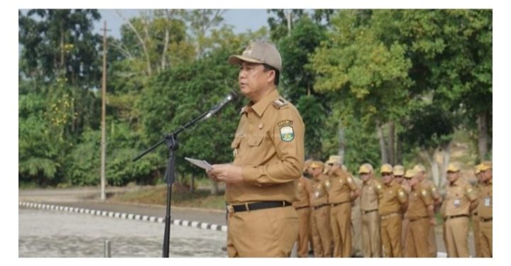 Pimpin Apel Gabungan Perdana, Bupati BBS Tegaskan Komitmen Pelayanan Publik