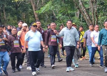 Bupati Merangin H M Syukur Ikuti Senam Massal di Obyek Wisata Arboretum