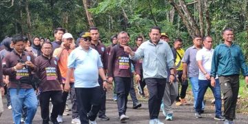 Bupati Merangin H M Syukur Ikuti Senam Massal di Obyek Wisata Arboretum
