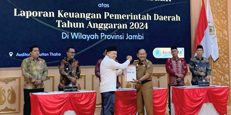 Pemkab Merangin Kembali Raih Opini WTP dari BPK RI 