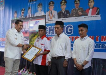 Bupati H M Syukur ikut Saksikan Peluncuran Kopdeskel Merah Putih oleh Presiden Prabowo 