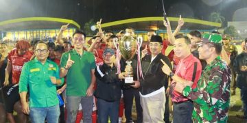 Batang Asam Juara Bupati Cup 2025, Bupati Anwar Sadat Resmi Tutup Turnamen