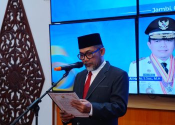Sekda Sudirman Lantik Pejabat Administrator, Pengawas, dan Fungsional di Lingkup Pemprov Jambi