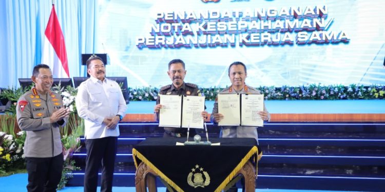 Sambut KUHP dan KUHAP Baru, Kejaksaan Agung dan Polri Perkuat Sinergitas Melalui Penandatanganan Nota Kesepahaman