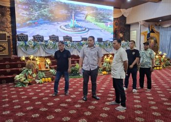 Siap Sambut Tamu Undangan, Bupati HM Syukur Tinjau Persiapan HUT Kabupaten Merangin ke-76 