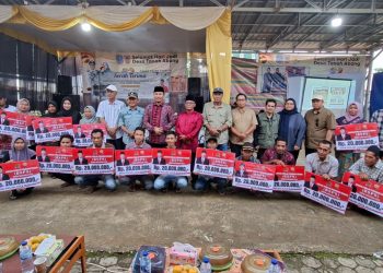 Wabup Merangin Khafidh Hadiri Peresmian 159 Unit Bedah Rumah BSPS di Tanah Abang
