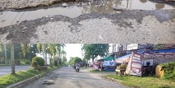 Jalan Rusak di beberapa Lokasi di Kota Bangko Kabupaten Merangin Belum ada Perbaikan