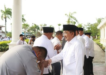 Bupati Pimpin Apel Gabungan dan Halal Bihalal Pasca Idulfitri