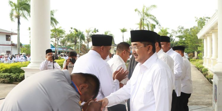 Bupati Pimpin Apel Gabungan dan Halal Bihalal Pasca Idulfitri
