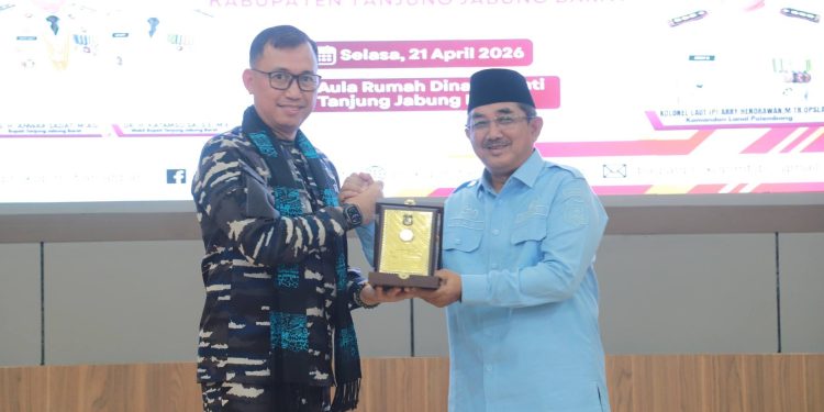 Bupati Anwar Sadat Sambut Kunker Danlanal Palembang