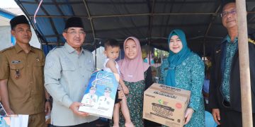 Bupati Anwar Sadat Serahkan Bantuan Korban Kebakaran Teluk Nilau, Pastikan Penanganan Tepat Sasaran