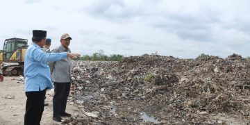 Bupati Tinjau TPA, Pengelolaan Sampah Tanjab Barat Terus Ditingkatkan