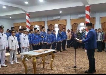Bupati Merangin M. Syukur Lantik 80 Pejabat Eselon III dan IV, Ini Daftarnya
