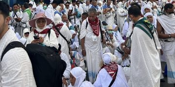 380 Jamaah Haji Kabupaten Merangin  Berangkat ke Padang Arafah Melaksanakan Wukuf