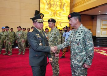 Panglima TNI Pimpin Serah Terima Jabatan Strategis TNI, Salahsatunya Kapuspen TNI