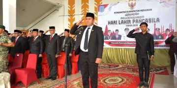 Upacara Hari Lahir Pancasila, Bupati M. Syukur Ingatkan Disiplin ASN, Semangat Gotong Royong dan Kebersamaan