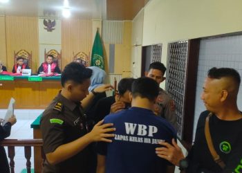 JPU Kejaksaan Negeri Jambi Tuntut Pidana Seumur Hidup Dua Terdakwa Perkara Narkotika 58 Kilogram Sabu
