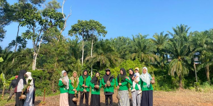 Peduli Lingkungan agar Tetap Hijau, Fakultas Syariah UINFAS Bengkulu Tanam Pohon Kelapa dan Bibit Tanaman