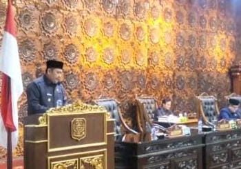 DPRD Merangin Gelar Rapat Paripurna dengarkan Bupati M Syukur Sampaikan Ranperda Pertanggungjawaban APBD 2025
