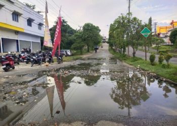 Jalan Rusak di beberapa Lokasi di Kota Bangko Kabupaten Merangin Belum ada Perbaikan