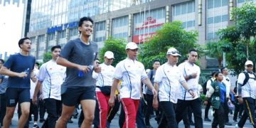 Perkuat Soliditas TNI-Polri, Panglima TNI Hadiri Olahraga Bersama Hari Bhayangkara ke-80
