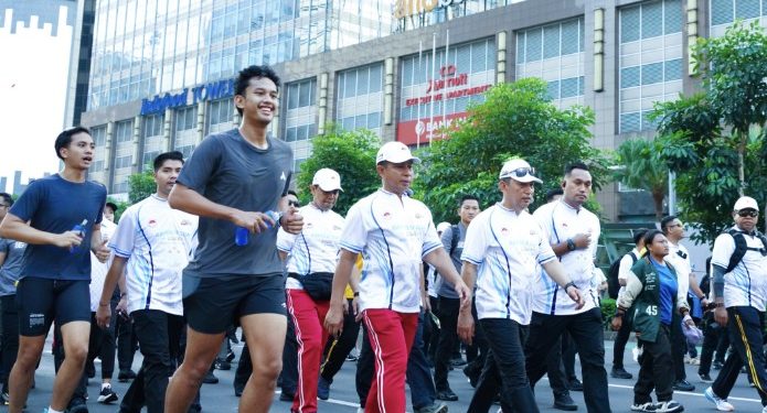 Perkuat Soliditas TNI-Polri, Panglima TNI Hadiri Olahraga Bersama Hari Bhayangkara ke-80
