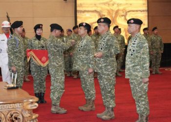 Mabes TNI Gelar Sertijab Dansesko TNI dan Pangkogabwilhan II