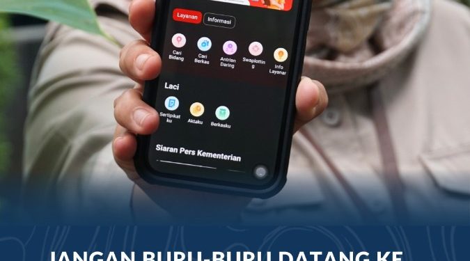 Kementerian ATR/BPN Luncurkan Aplikasi Sentuh Tanahku, Permudah Masyarakat ambil Nomor Antrian di Loket