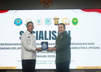 Buka Sosialisasi Pencegahan Narkotika, Bupati Merangin M. Syukur Tegaskan Jangan Dekati Narkoba