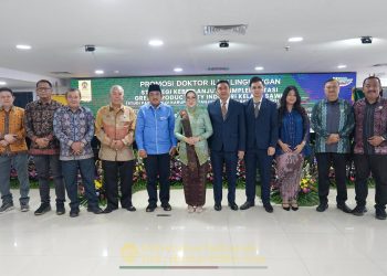 Bupati Anwar Sadat Hadiri Promosi Doktor di UI, Tanjab Barat Jadi Lokasi Riset Sawit Berkelanjutan