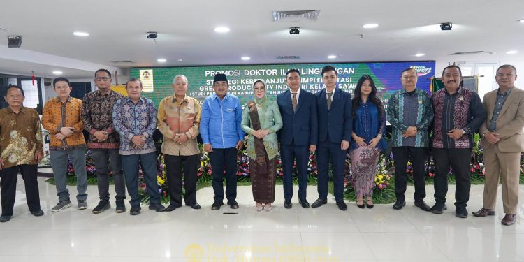 Bupati Anwar Sadat Hadiri Promosi Doktor di UI, Tanjab Barat Jadi Lokasi Riset Sawit Berkelanjutan