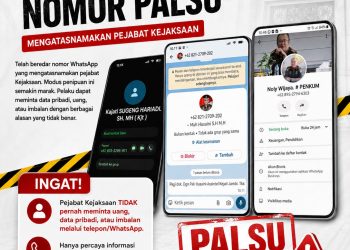 Kejati Jambi Himbau Masyarakat Waspada Modus Penipuan Mengatasnamakan Kajati, Asintel dan Kasi Penkum