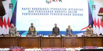 Rakor Bersama KPK, Mendagri :  Integritas Kepala Daerah Kunci Wujudkan Tata Kelola Pemerintahan yang Bersih dan Akuntabel