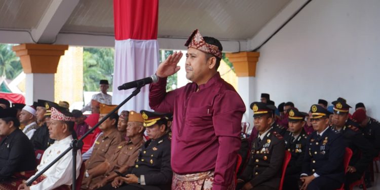Bupati Merangin M. Syukur Pimpin Upacara HUT Kemerdekaan RI ke-81