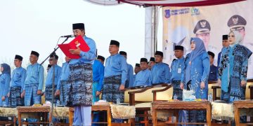 HUT ke-61 Tanjab Barat, Bupati Anwar Sadat Soroti Kemajuan Daerah