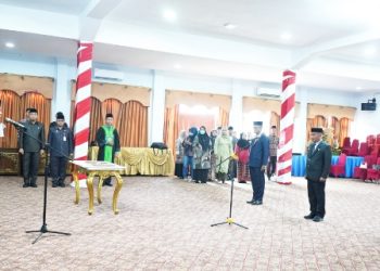Wakil Bupati Merangin A. Khafidh Lantik Tiga Pejabat Eselon II, Ini Nama-Namanya